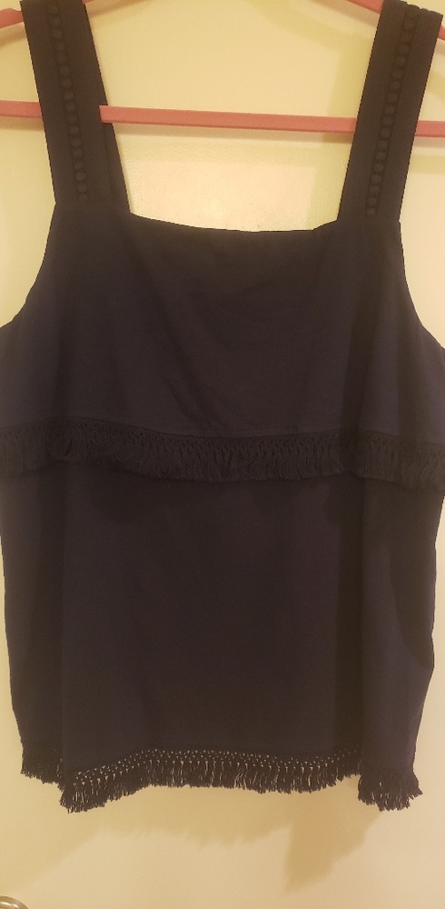 J. CREW tank top, Size M, navy blue